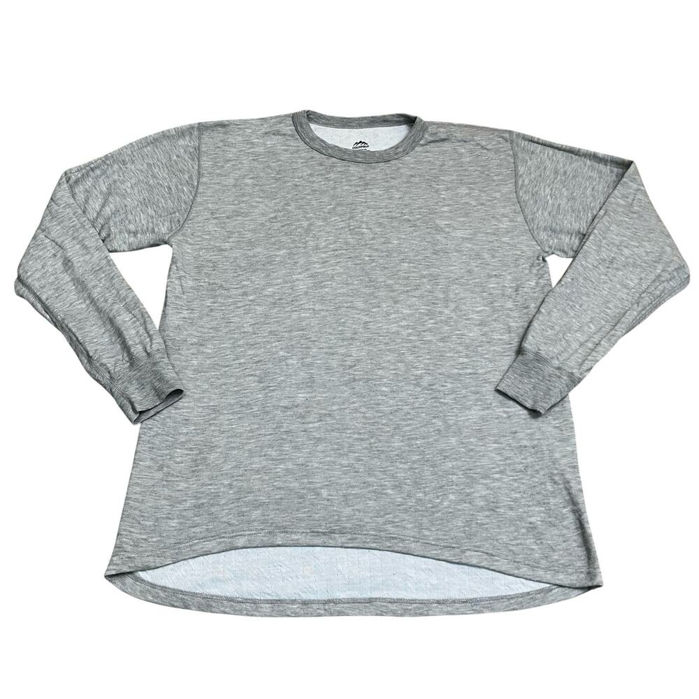Coldpruf Polyester Wool Base Layer Shirt Size Tall XL Heather Gray Style 95-55
